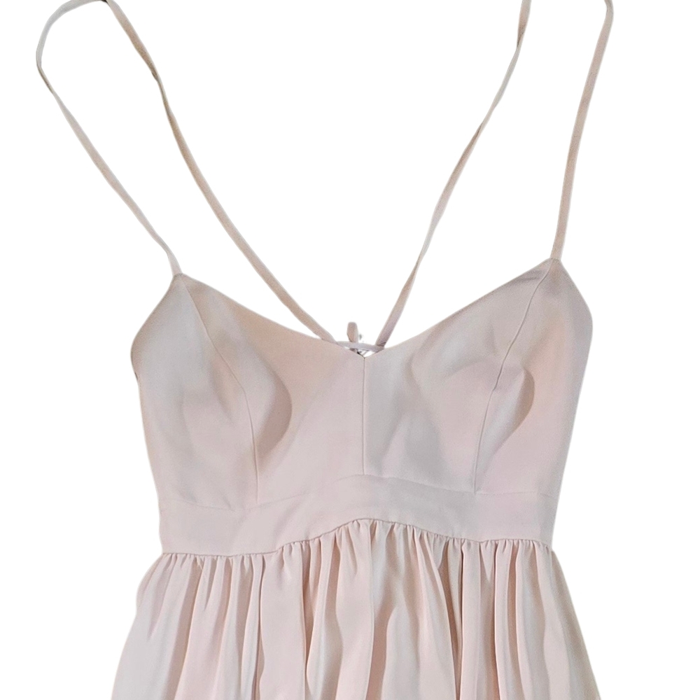 J. Crew Pale Pink Full-length Spaghetti Strap Dress